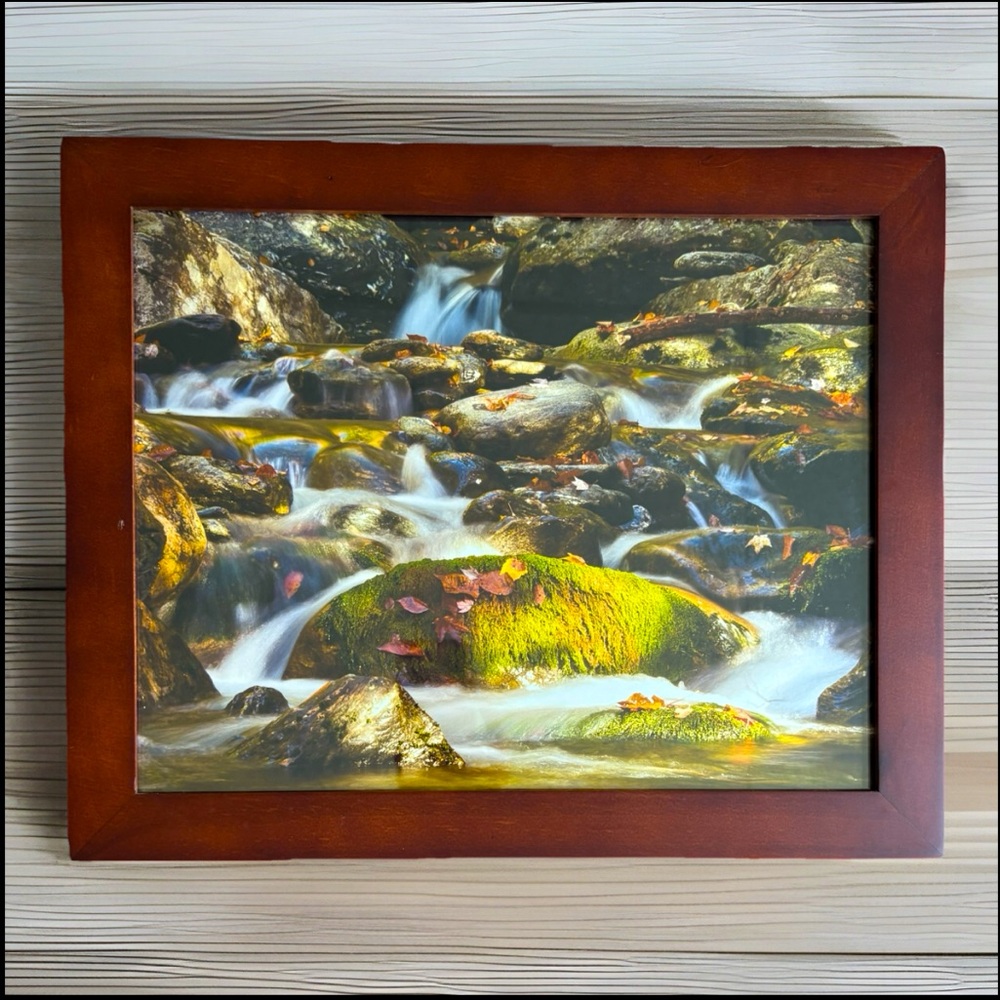 Vermont Artisan Photography Print | Running Brook Over Rocks